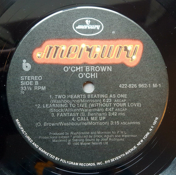 Brown, O'Chi - O'Chi (NM or M-) (Vinyl LP)