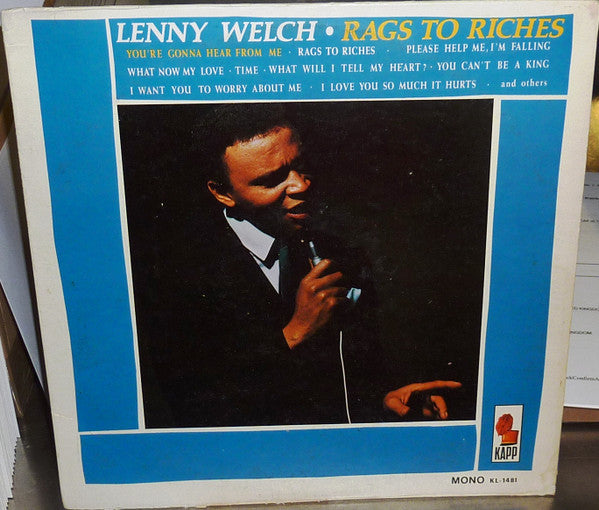 Welch, Lenny - Rags To Riches (Vinyl, VG) (Vinyl LP)