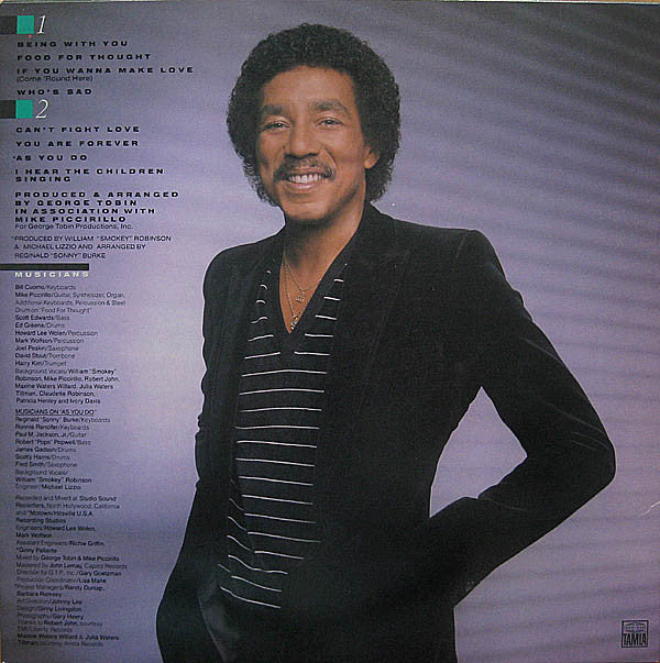Robinson, Smokey - Being With You (VG+) (Vinyl LP)