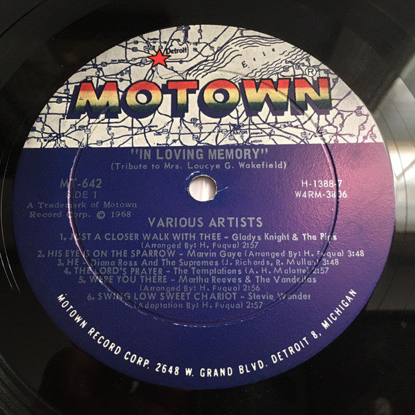 Various - In Loving Memory - A Tribute To Mrs. Loucye G. Wakefield (VG+) (Vinyl LP)