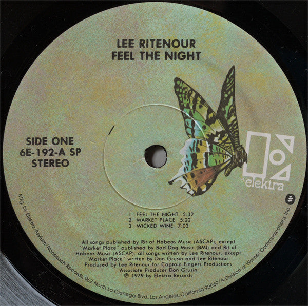 Ritenour, Lee - Feel The Night (VG+) (Vinyl LP)