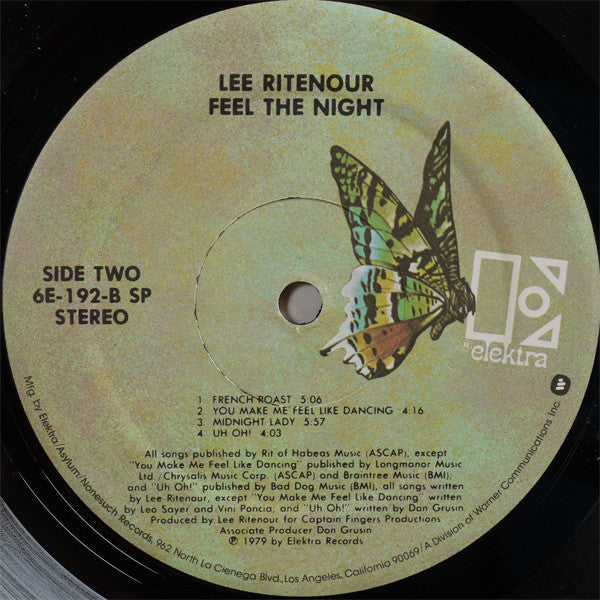 Ritenour, Lee - Feel The Night (VG+) (Vinyl LP)
