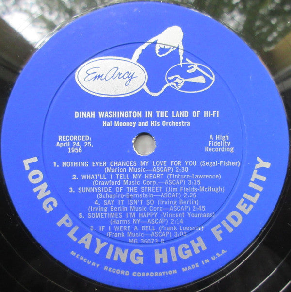 Dinah Washington - In The Land Of Hi-Fi (VG+) (Vinyl LP)