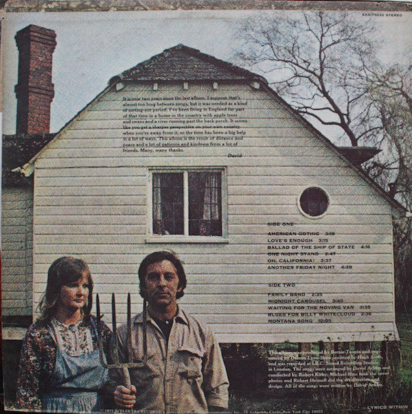Ackles, David - American Gothic (VG) (Vinyl LP)