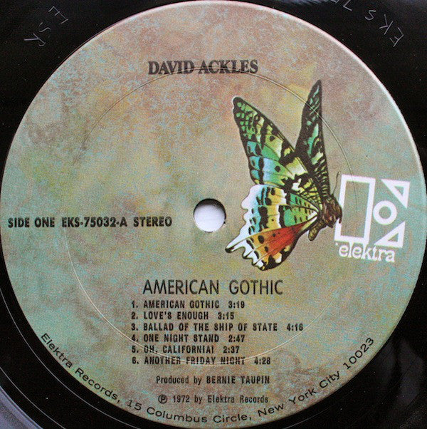 Ackles, David - American Gothic (VG) (Vinyl LP)