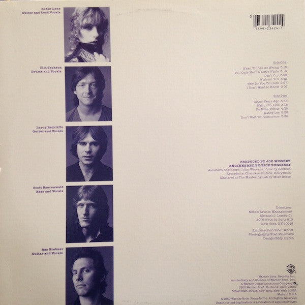 Lane, Robin & The Chartbusters - Robin Lane & The Chartbusters (VG+) (Vinyl LP)