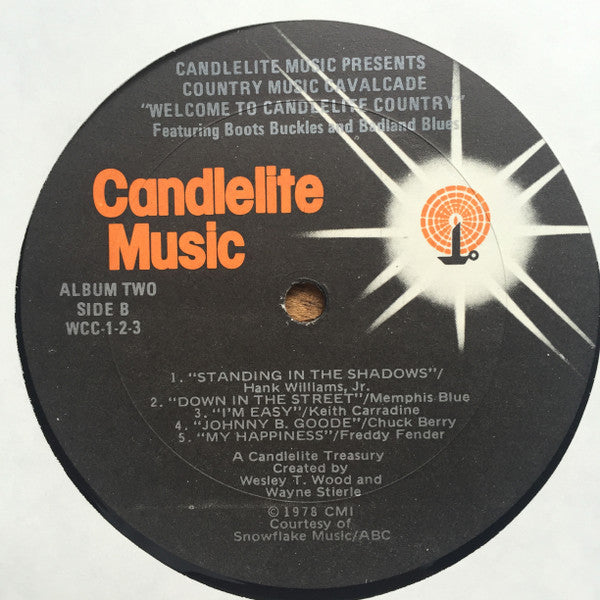 Various - Country Music Cavalcade - Welcome To Candlelite Country Featuring Boots, Buckles, And Badland Blues (VG+) (Vinyl LP)