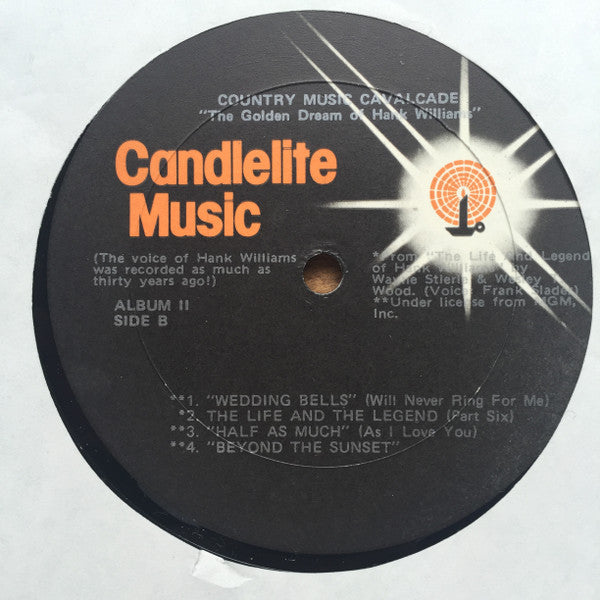Williams, Hank - Country Music Cavalcade - The Golden Dream Of Hank Williams (VG+) (Vinyl LP)