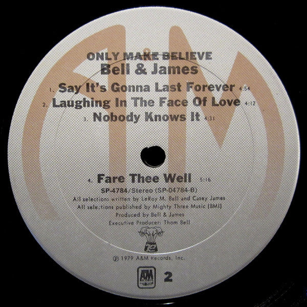 Bell & James - Only Make Believe (VG+) (Vinyl LP)