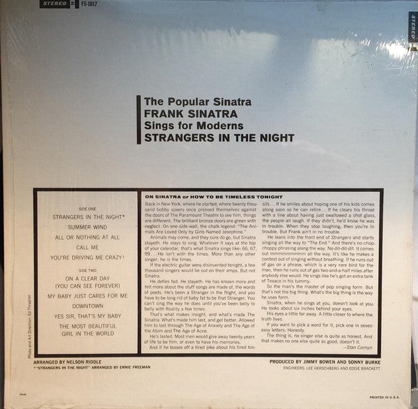 Sinatra, Frank - Strangers In The Night (Vinyl, VG) (Vinyl LP)