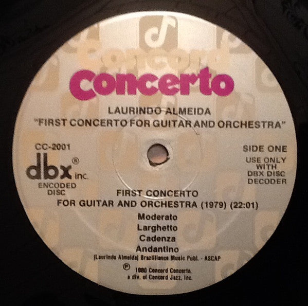 Almeida, Laurindo - First Concerto For Guitar & Orchestra  (Vinyl, VG) (Vinyl LP)
