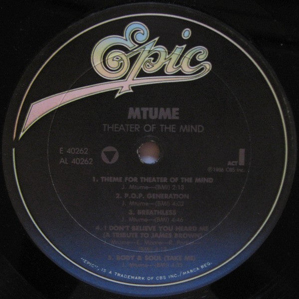 Mtume - Theater Of The Mind (VG+) (Vinyl LP)