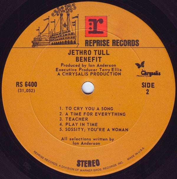 Jethro Tull - Benefit (VG) (Vinyl LP)