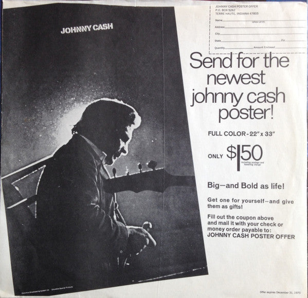 Cash, Johnny - Hello, I'm Johnny Cash (Vinyl, VG+) (Vinyl LP)