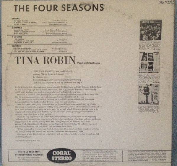Robin, Tina - The 4 Seasons (VG+) (Vinyl LP)