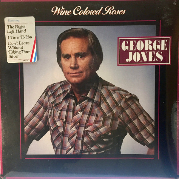 Jones, George - Wine Colored Roses (Vinyl, VG+) (Vinyl LP)