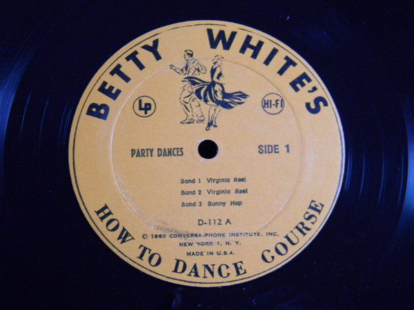 Betty White  - Party Dances (VG+) (Vinyl LP)