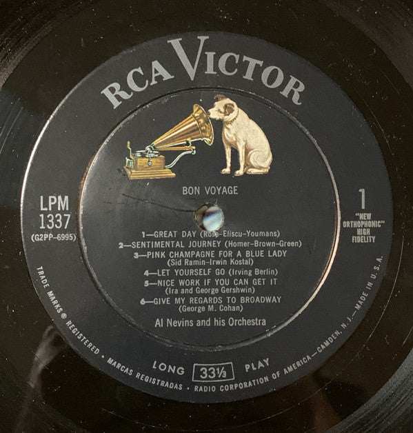 Nevins, Al And His Orchestra - Bon Voyage (VG+) (Vinyl LP)
