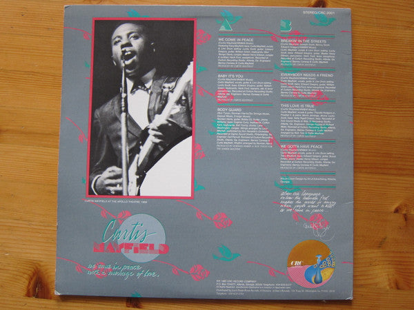 Mayfield, Curtis - We Come In Peace With A Message Of Love (VG+) (Vinyl LP)