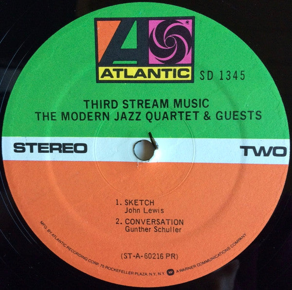 Modern Jazz Quartet & Guests: The Jimmy Giuffre Three* & The Beaux Arts String Quartet* - Third Stream Music (Vinyl, VG) (Vinyl LP)