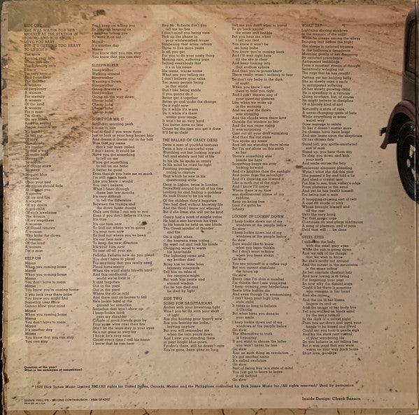 Phillips, Shawn - Second Contribution (VG+) (Vinyl LP)