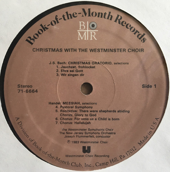 Westminster Choir, Joseph Flummerfelt - Christmas With The Westminster Choir (Vinyl, NM or M-) (Vinyl LP)
