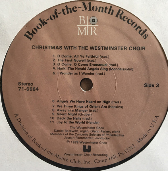 Westminster Choir, Joseph Flummerfelt - Christmas With The Westminster Choir (Vinyl, NM or M-) (Vinyl LP)