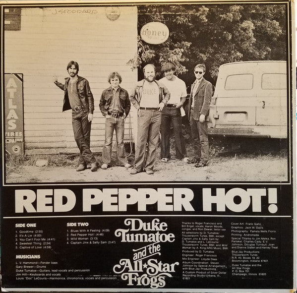 Tumatoe, Duke And The All-Star Frogs - Red Pepper Hot! (VG) (Vinyl LP)