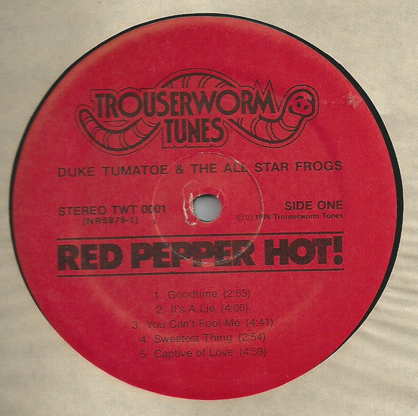 Tumatoe, Duke And The All-Star Frogs - Red Pepper Hot! (VG) (Vinyl LP)