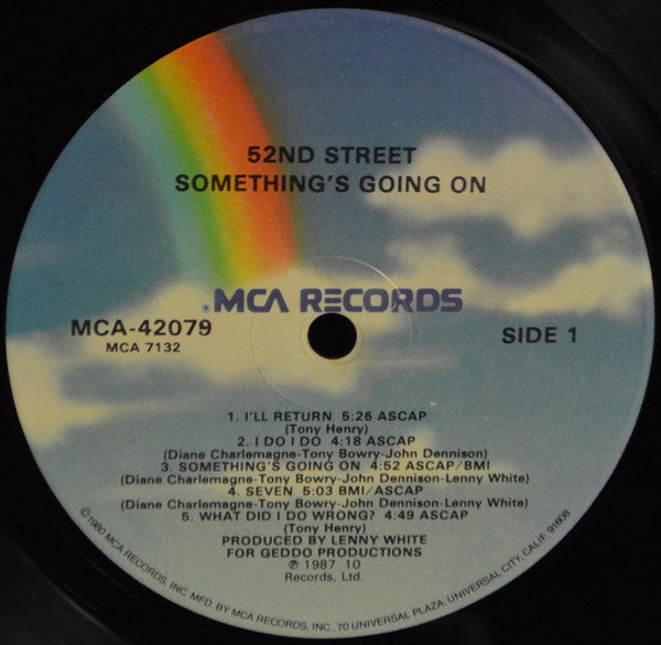 52nd Street - Something's Going On (M) (Vinyl LP)