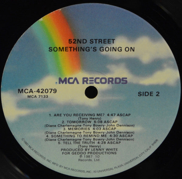 52nd Street - Something's Going On (M) (Vinyl LP)