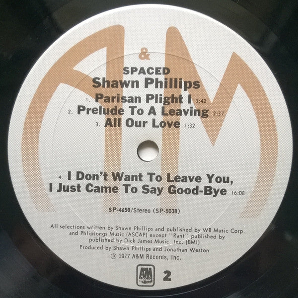 Phillips, Shawn  - Spaced (VG+) (Vinyl LP)