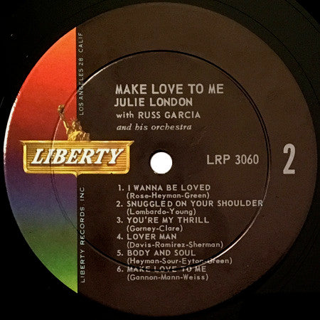 London, Julie With Russ Garcia And His Orchestra - Make Love To Me (VG) (Vinyl LP)