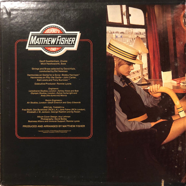 Fisher, Matthew - Journey's End (VG+) (Vinyl LP)