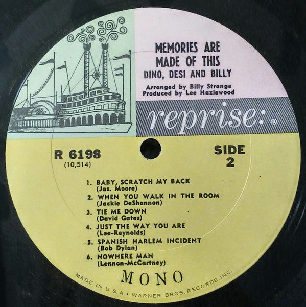 Dino, Desi & Billy - Memories Are Made Of This (VG+) (Vinyl LP)