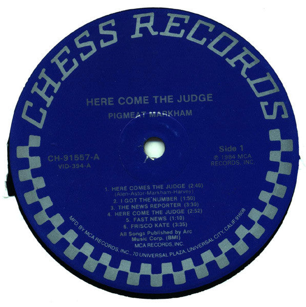 Markham, Pigmeat - Here Come The Judge (Vinyl, VG) (Vinyl LP)