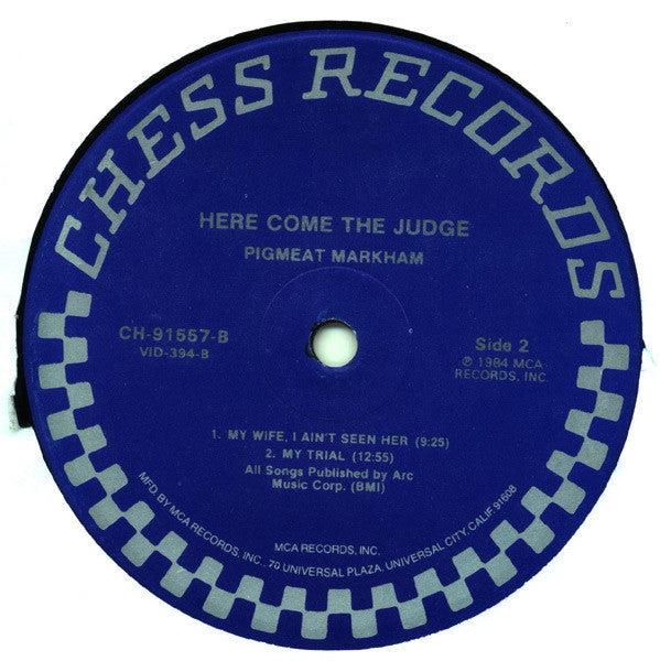 Markham, Pigmeat - Here Come The Judge (Vinyl, VG) (Vinyl LP)