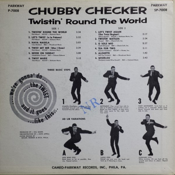 Checker, Chubby - Twistin' Round The World (Vinyl, VG) (Vinyl LP)