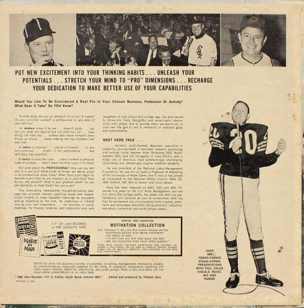 Dr. Herb True - Are You An Amateur Or A Professional? (VG+) (Vinyl LP)
