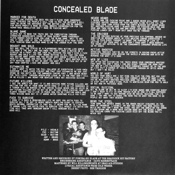 Concealed Blade - Concealed Blade  (VG+) (Vinyl LP)