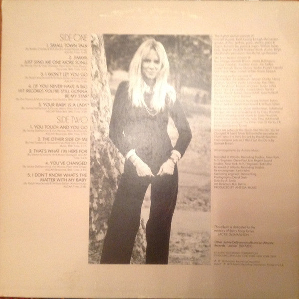 DeShannon, Jackie - Your Baby Is A Lady (VG+) (Vinyl LP)