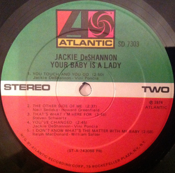 DeShannon, Jackie - Your Baby Is A Lady (VG+) (Vinyl LP)