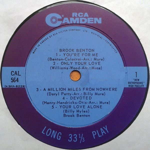 Benton, Brook - Brook Benton (VG+) (Vinyl LP)