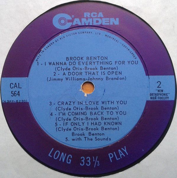 Benton, Brook - Brook Benton (VG+) (Vinyl LP)