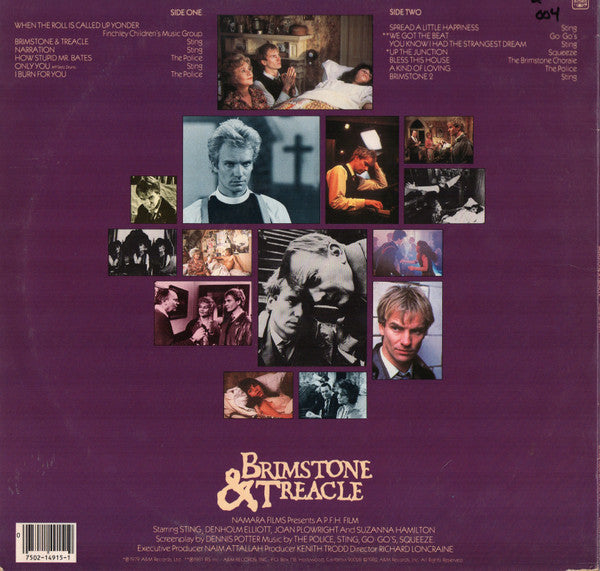 Brimstone & Treacle (Original Soundtrack Album) (VG+) (Vinyl LP)
