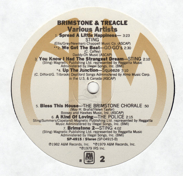 Brimstone & Treacle (Original Soundtrack Album) (VG+) (Vinyl LP)