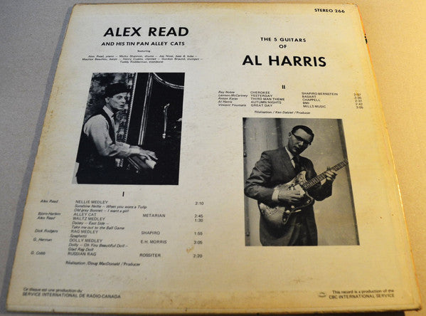 Read, Alex with Al Harris - And His Tin Pan Alley Cats/ The 5 Guitars of (VG+) (Vinyl LP)
