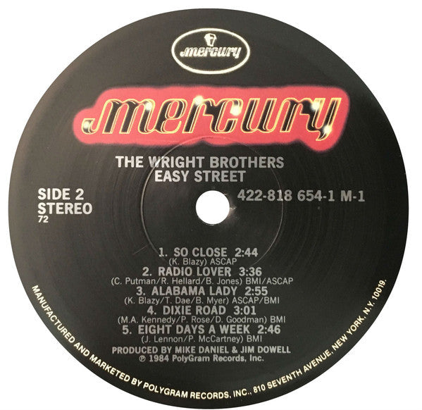 Wright Brothers  - Easy Street (Vinyl, VG+) (Vinyl LP)
