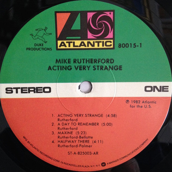 Rutherford, Mike - Acting Very Strange (VG+) (Vinyl LP)