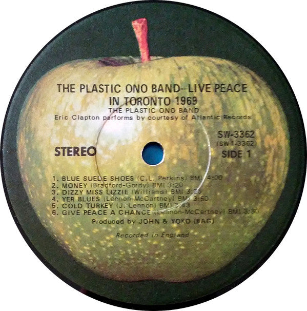 Plastic Ono Band - Live Peace In Toronto 1969 (Vinyl, G+) (Vinyl LP)